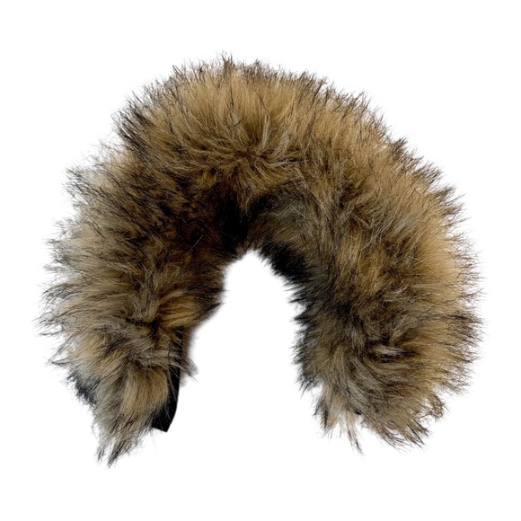 Lands’ End Parka Fleece Lined Faux Fur Hood Black Jacket Coat Snow Winter 10/12 - Picture 4 of 16